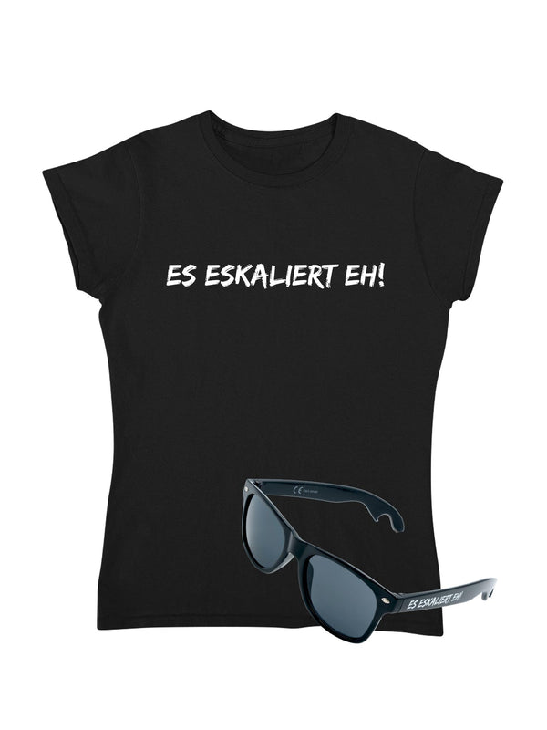 ES ESKALIERT EH! | Damen T-Shirt & Sonnenbrille