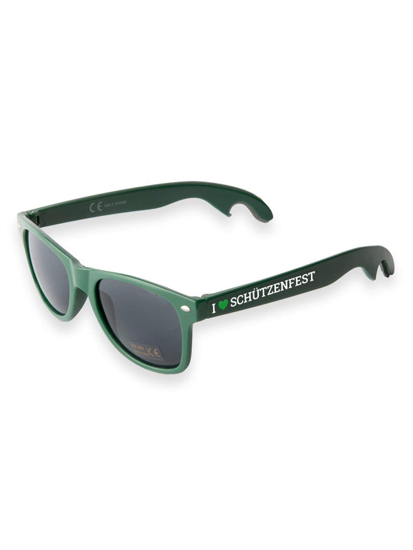 I Love Schützenfest | Sonnenbrille grün