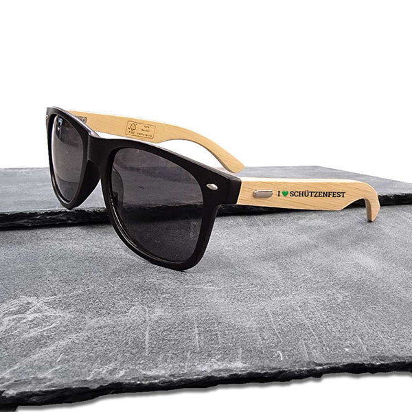 I Love Schützenfest | Bambus Sonnenbrille