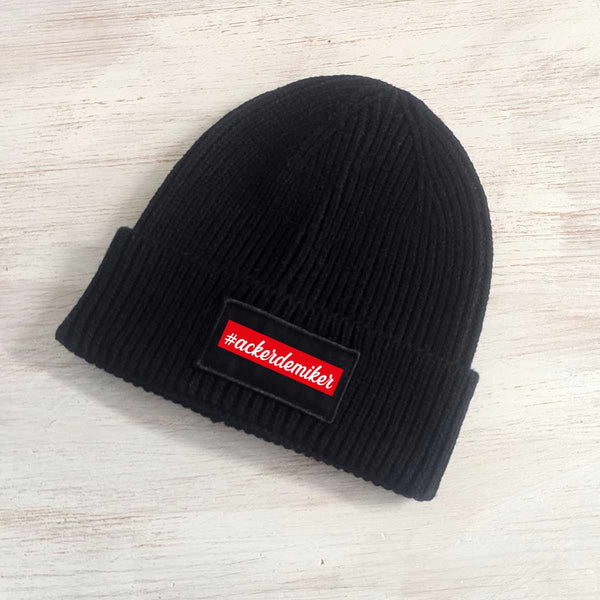 Ackerdemiker Strick Beanie