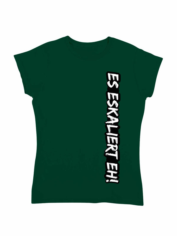 "ES ESKALIERT EH!" vertikal | Herren / Damen T-Shirt