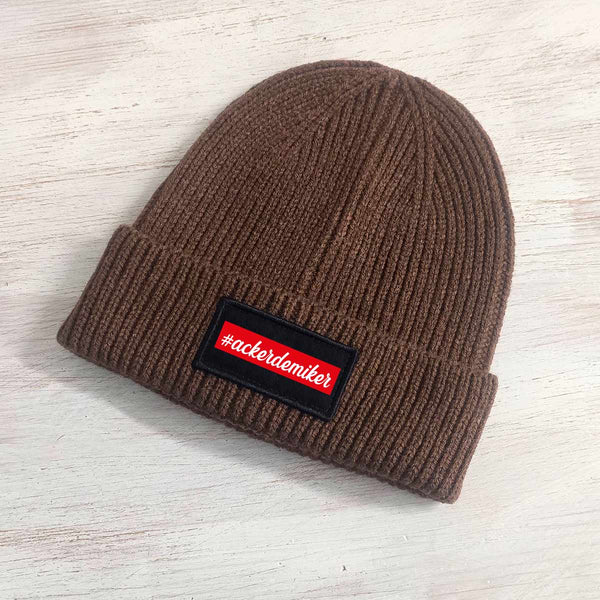 Ackerdemiker Strick Beanie