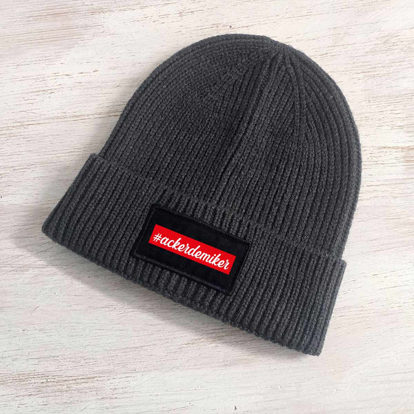 Ackerdemiker Strick Beanie