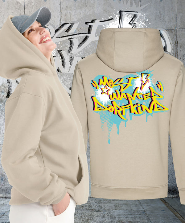 Sonderedition Oversize Hoodie "Most wanted Dorfkind" 440 g/m²