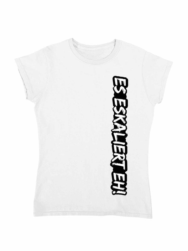 "ES ESKALIERT EH!" vertikal | Herren / Damen T-Shirt