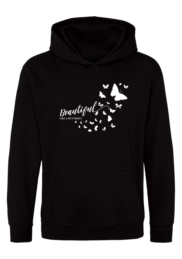 Beautiful like a Butterfly | Mädchen Hoodie