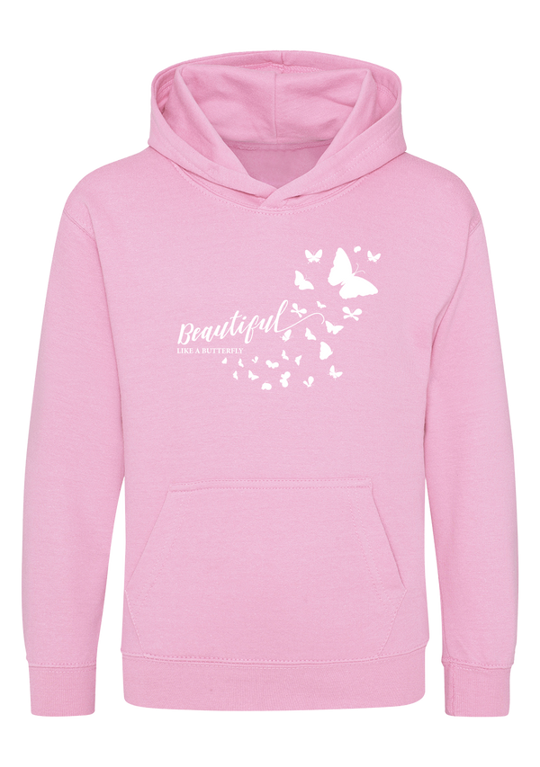 Beautiful like a Butterfly | Mädchen Hoodie