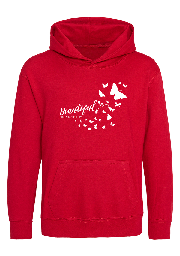 Beautiful like a Butterfly | Mädchen Hoodie