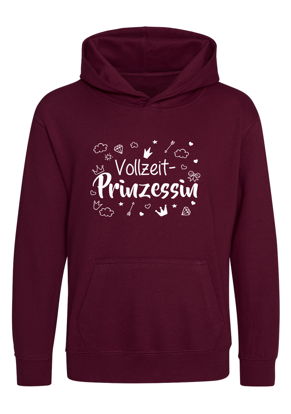 Vollzeitprinzessin | Mädchen Hoodie