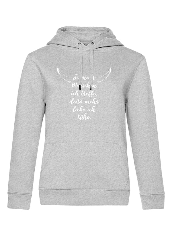 Lieber Kühe | Damen Hoodie