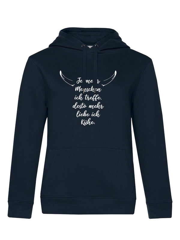 Lieber Kühe | Damen Hoodie