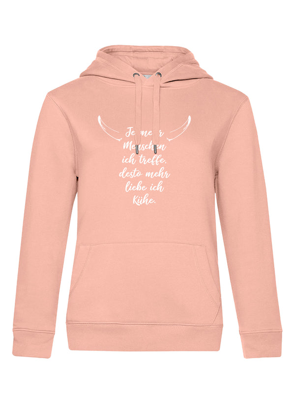 Lieber Kühe | Damen Hoodie