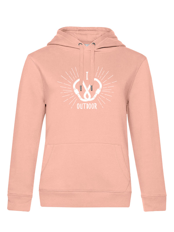 I heart Outdoor | Damen Hoodie