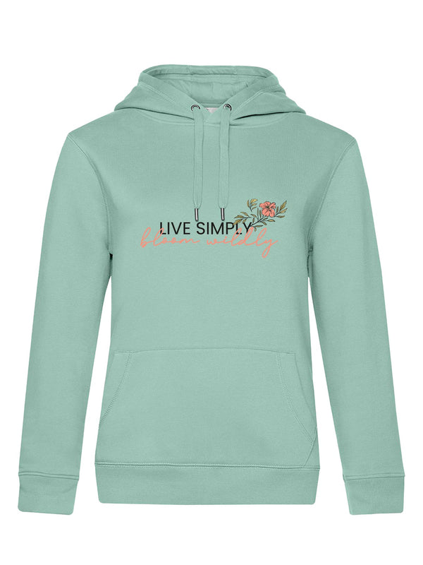 LIVE SIMPLE | Damen Hoodie