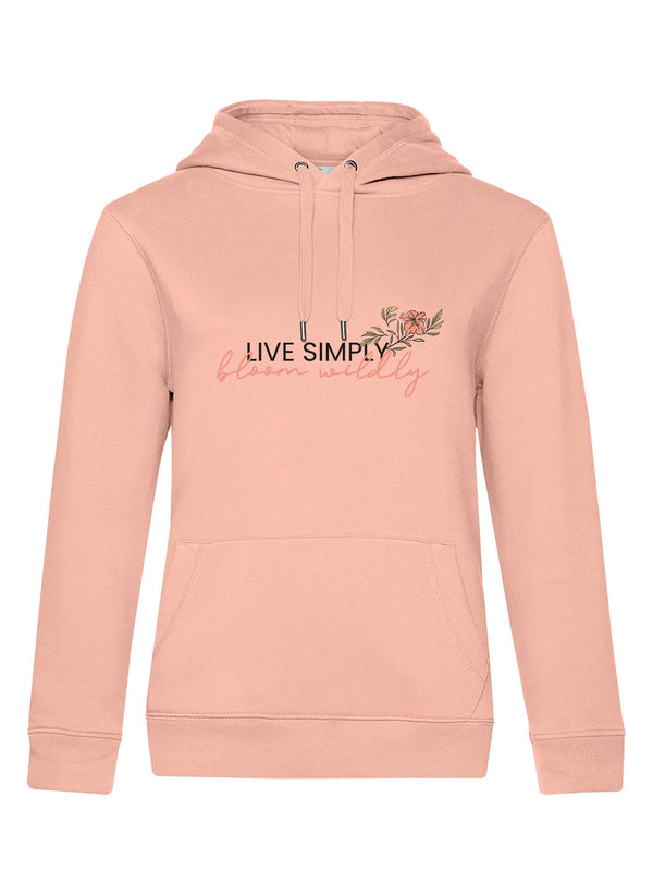 LIVE SIMPLE | Damen Hoodie