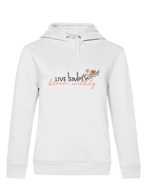 LIVE SIMPLE | Damen Hoodie