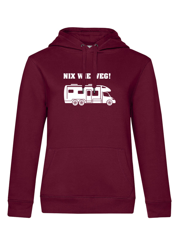 NIX WIE WEG Wohnmobil | Damen Hoodie