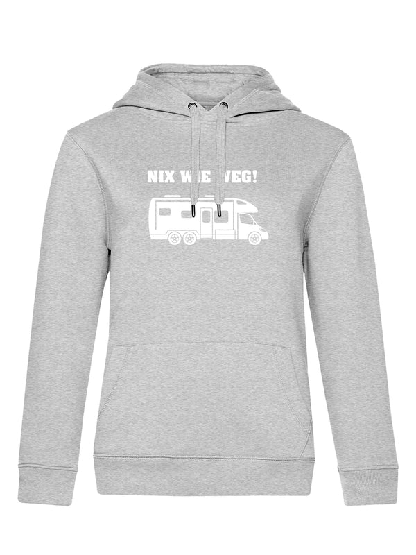 NIX WIE WEG Wohnmobil | Damen Hoodie