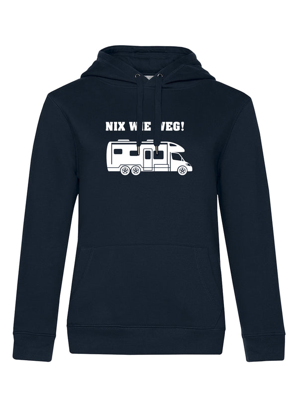 NIX WIE WEG Wohnmobil | Damen Hoodie