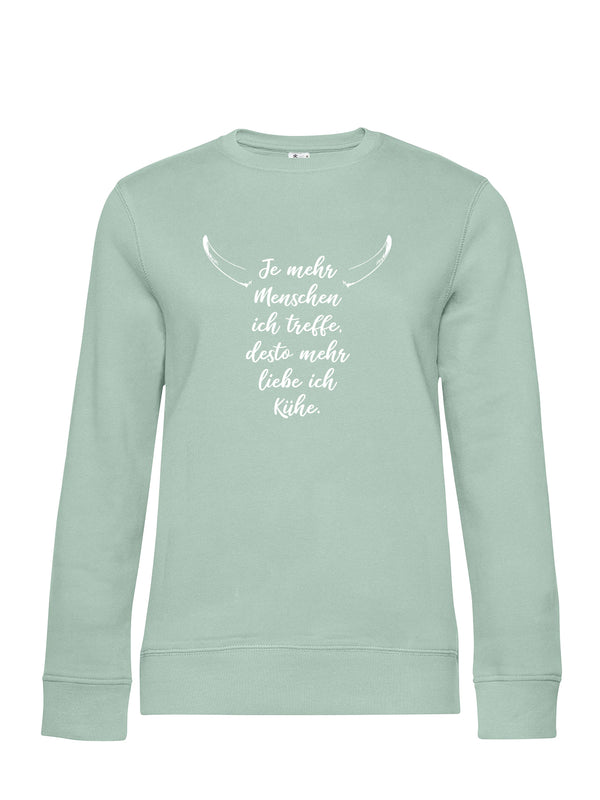 Lieber Kühe | Damen Sweatshirt