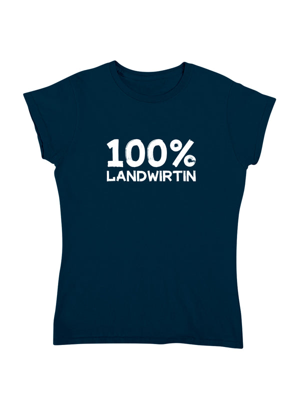 100% Landwirtin | Damen T-Shirt
