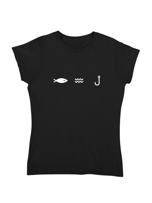 FISCH WASSER HAKEN | Damen T-Shirt