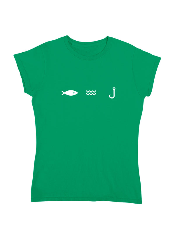 FISCH WASSER HAKEN | Damen T-Shirt