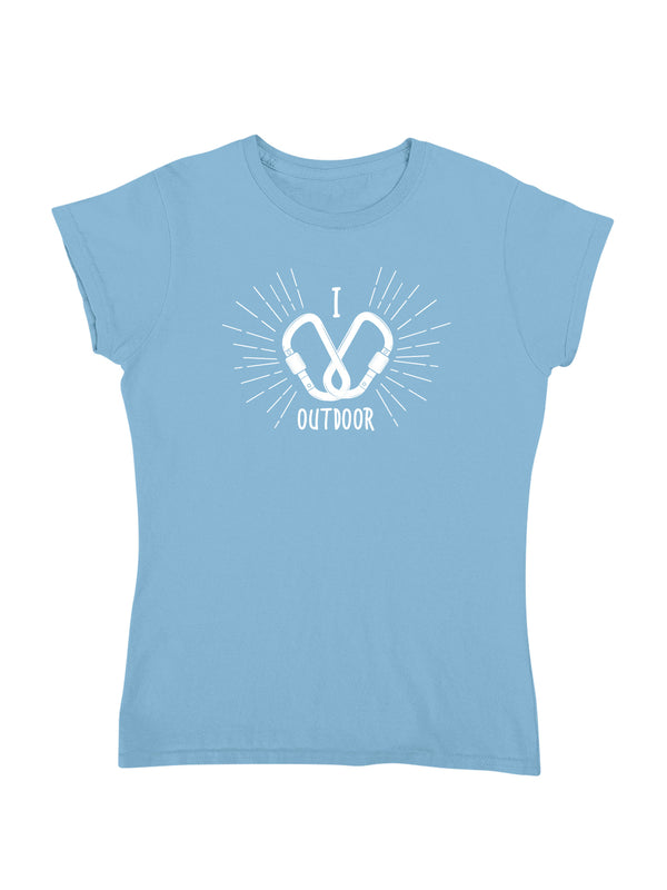 I heart Outdoor | Damen T-Shirt