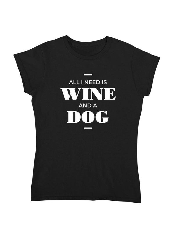 WINE AND DOG | Damen T-Shirt