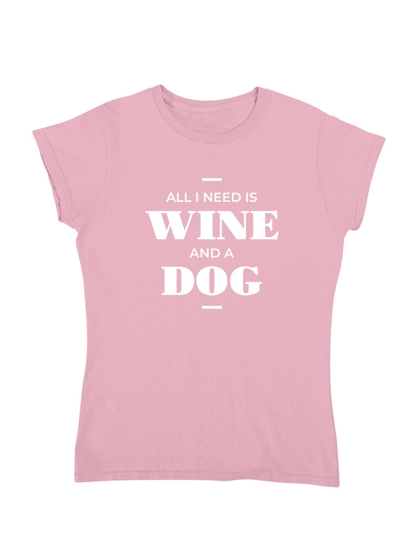 WINE AND DOG | Damen T-Shirt