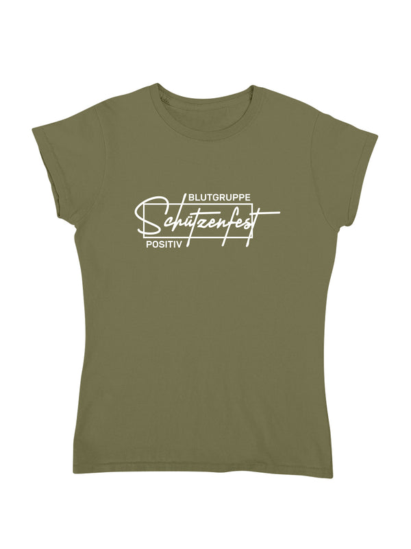 Blutgruppe Schützenfest | Damen T-Shirt