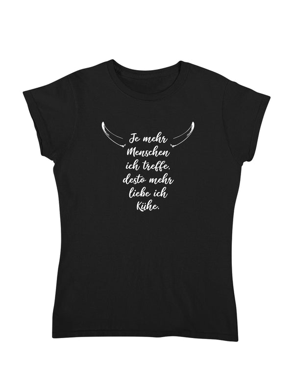 Lieber Kühe | Damen T-Shirt