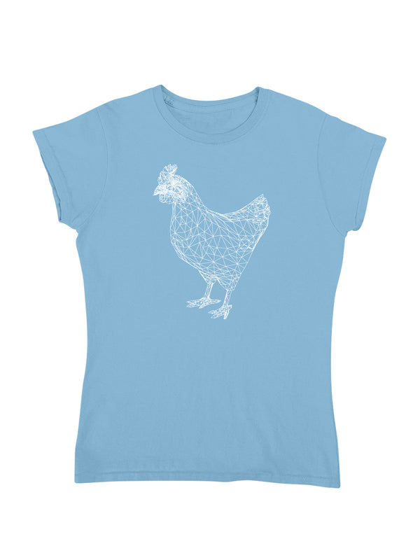 Polygon Huhn | Damen T-Shirt