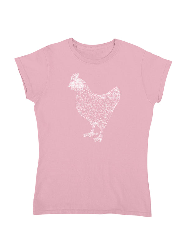 Polygon Huhn | Damen T-Shirt