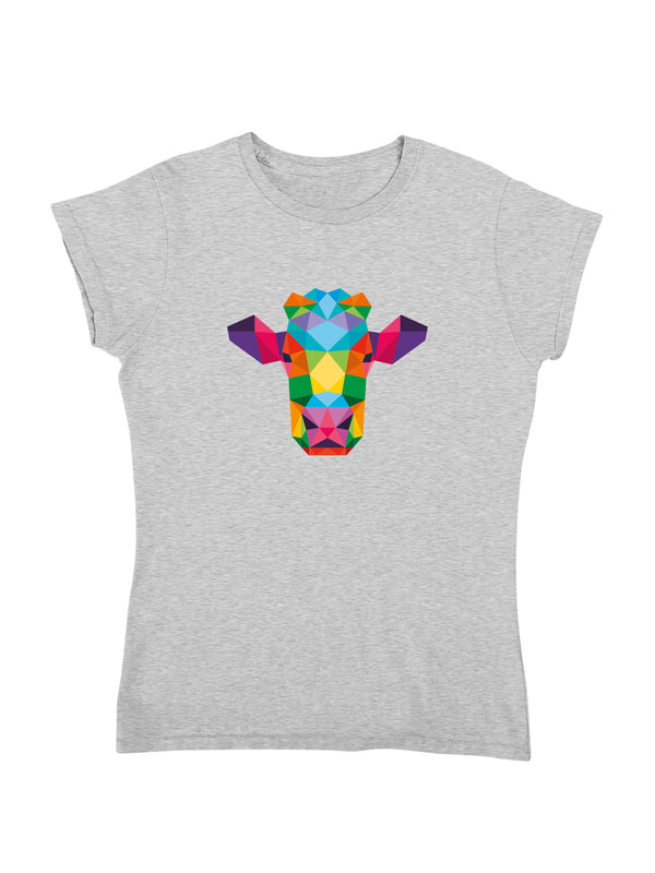 Polygon Kuh | Damen T-Shirt