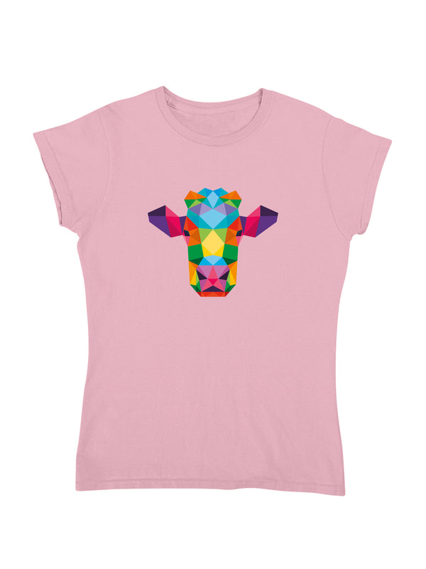 Polygon Kuh | Damen T-Shirt