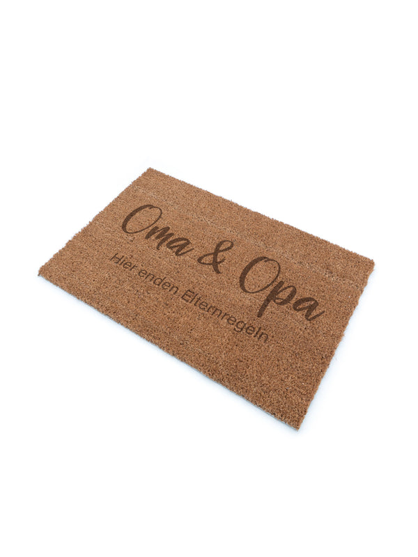 "Oma & Opa" | Fußmatte Kokos
