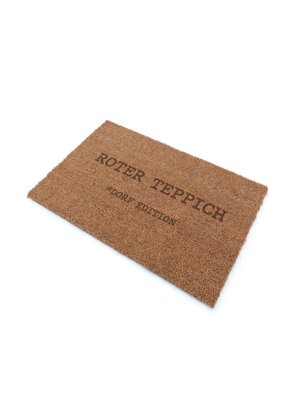 "Roter Teppich - Dorf Edition" | Fußmatte Kokos