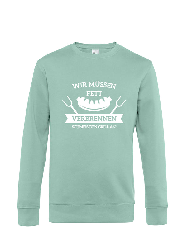 Fett verbrennen | Herren Sweatshirt