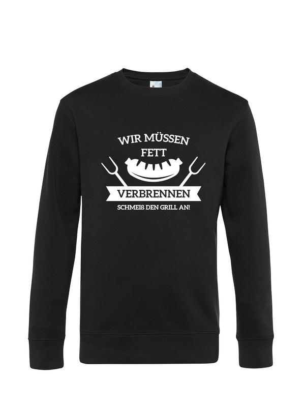 Fett verbrennen | Herren Sweatshirt