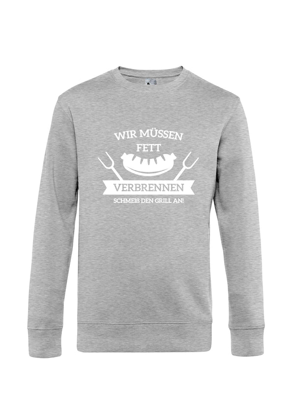 Fett verbrennen | Herren Sweatshirt