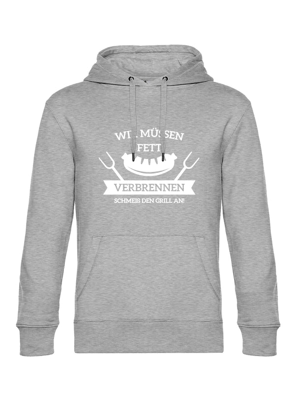 Fett verbrennen | Herren Hoodie