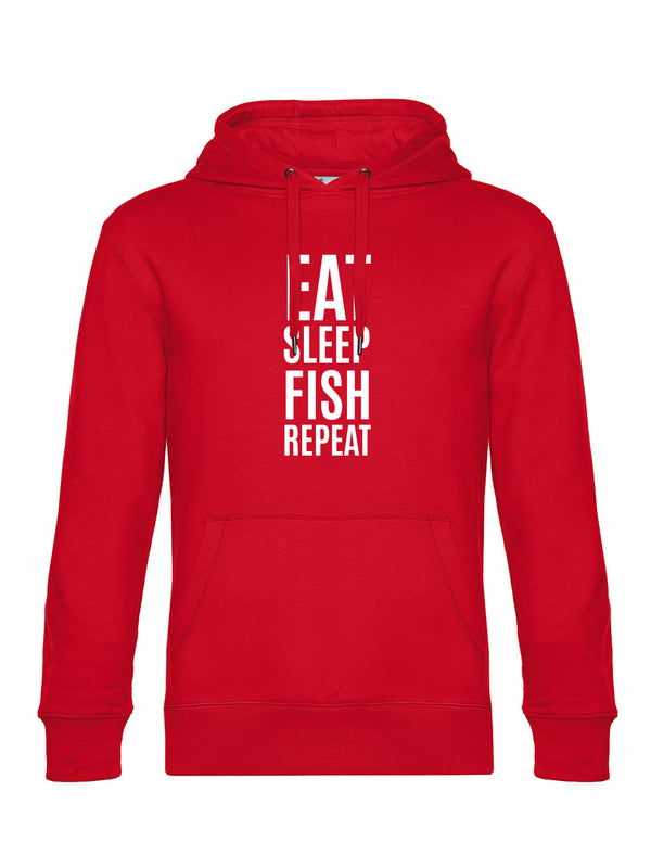 EAT SLEEP FISH REPEAT | Herren Hoodie