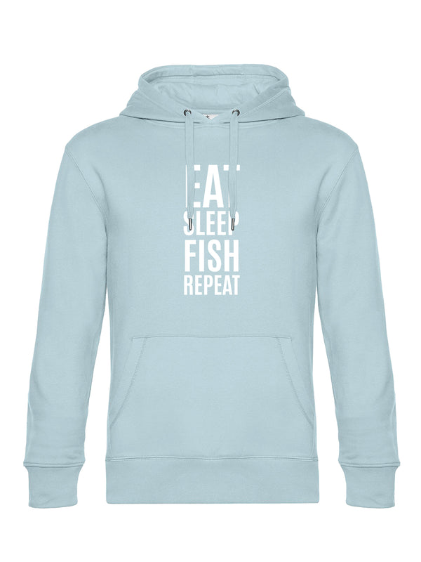 EAT SLEEP FISH REPEAT | Herren Hoodie