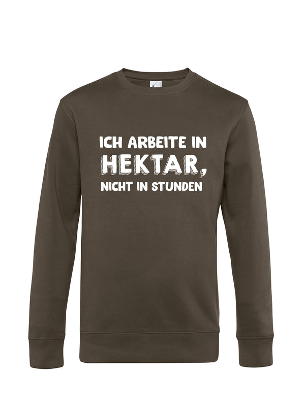 Ich Arbeite in Hektar | Herren Sweatshirt