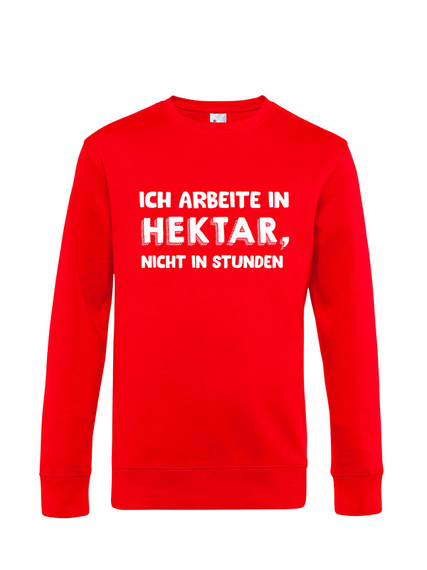 Ich Arbeite in Hektar | Herren Sweatshirt