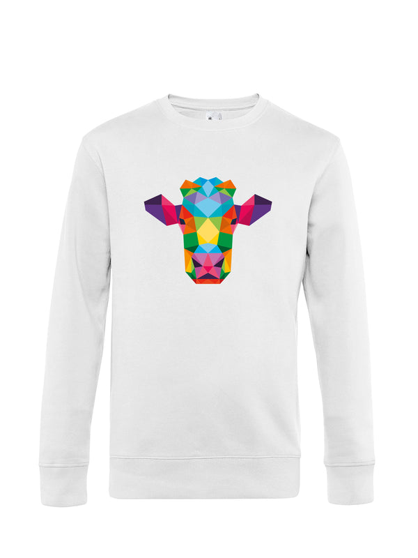 Polygon Kuh | Herren Sweatshirt