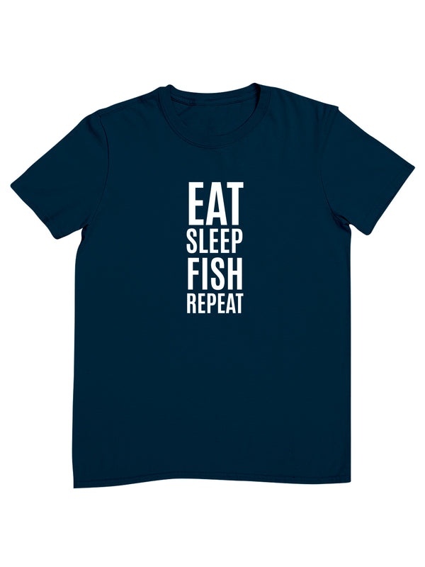 EAT SLEEP FISH REPEAT | Herren T-Shirt