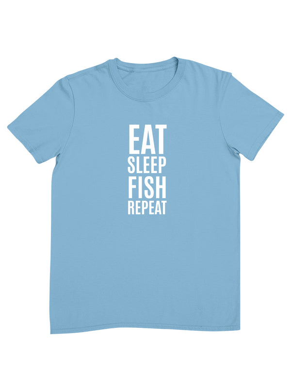 EAT SLEEP FISH REPEAT | Herren T-Shirt