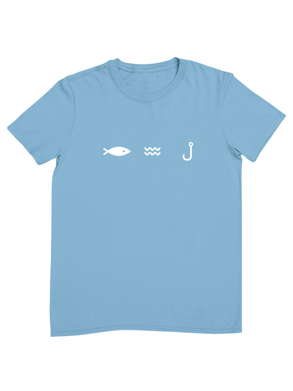 FISCH WASSER HAKEN | Herren T-Shirt